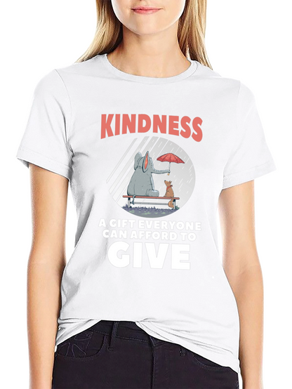 Camiseta Negra: Bondad un Regalo para Todos