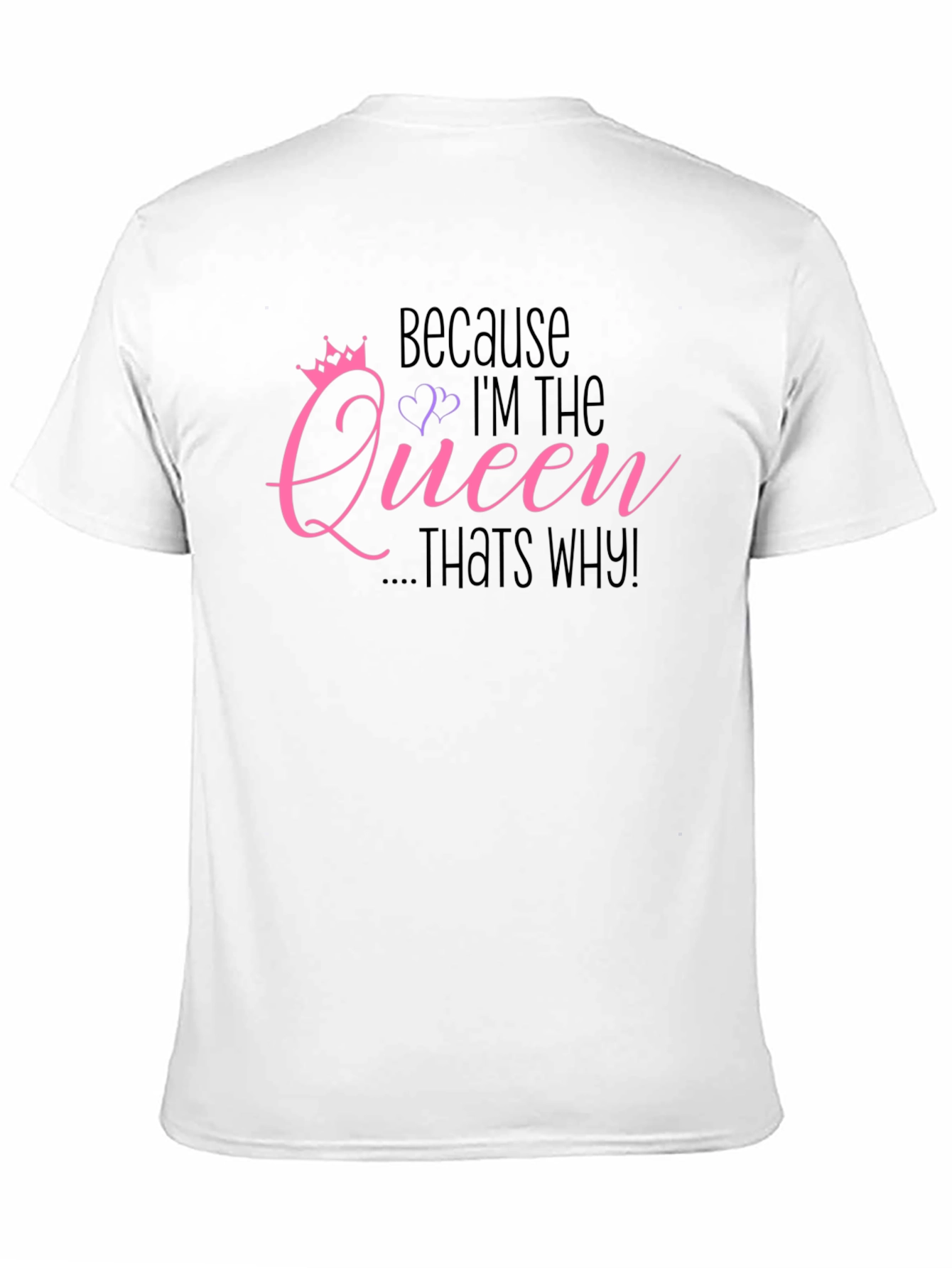 Camiseta Negra: Porque Soy la Reina