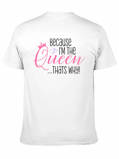 Camiseta Negra: Porque Soy la Reina