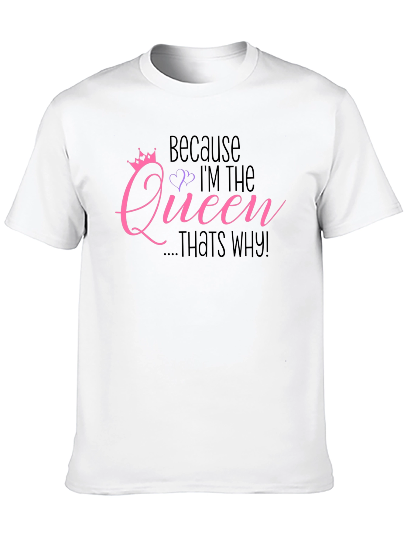 Camiseta Negra: Porque Soy la Reina