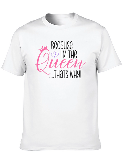 Camiseta Negra: Porque Soy la Reina