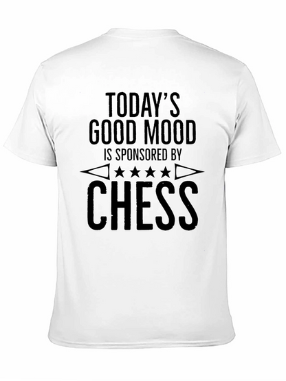Camiseta Negra: Ajedrez y Buen Humor