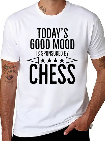 Camiseta Negra: Ajedrez y Buen Humor