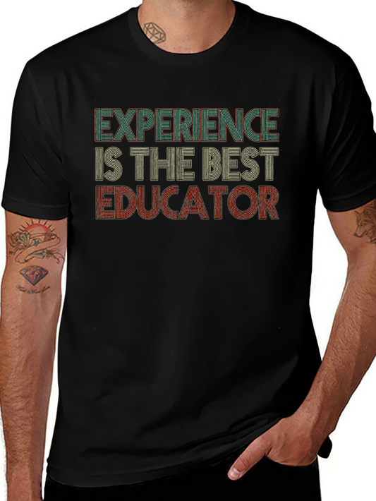 Camiseta Negra: La Experiencia el Mejor Educador