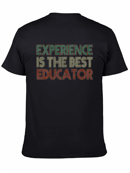 Camiseta Negra: La Experiencia el Mejor Educador