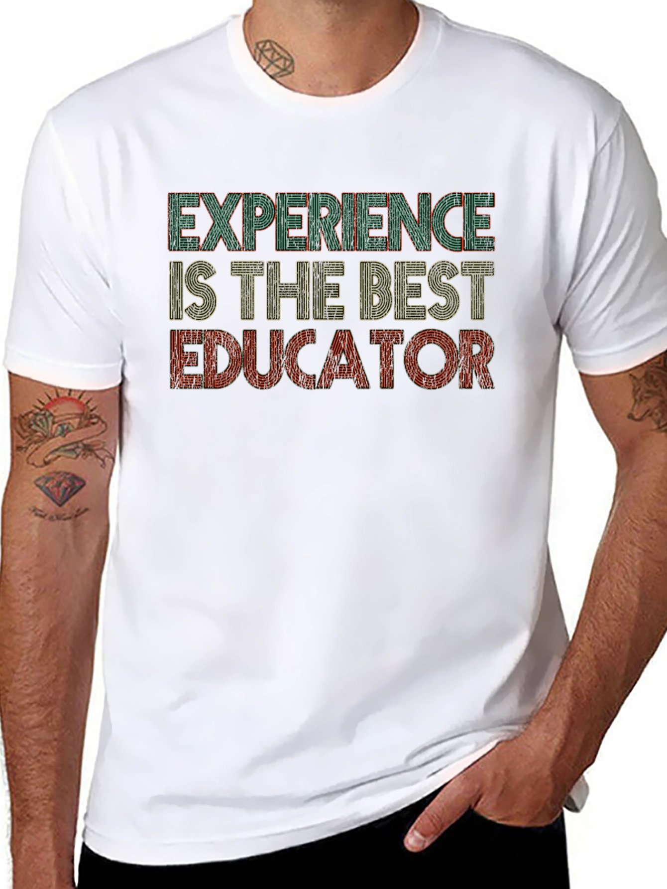Camiseta Negra: La Experiencia el Mejor Educador