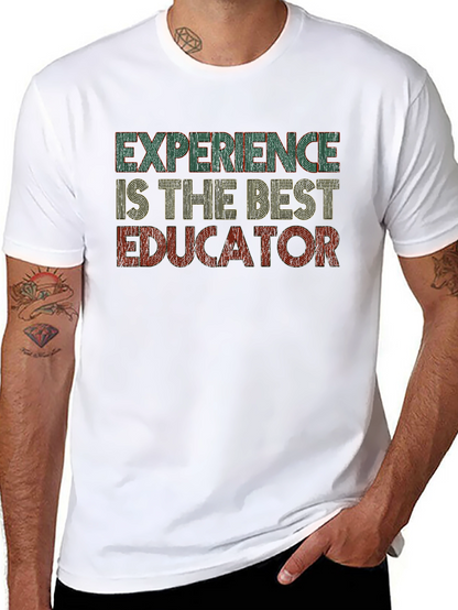 Camiseta Negra: La Experiencia el Mejor Educador