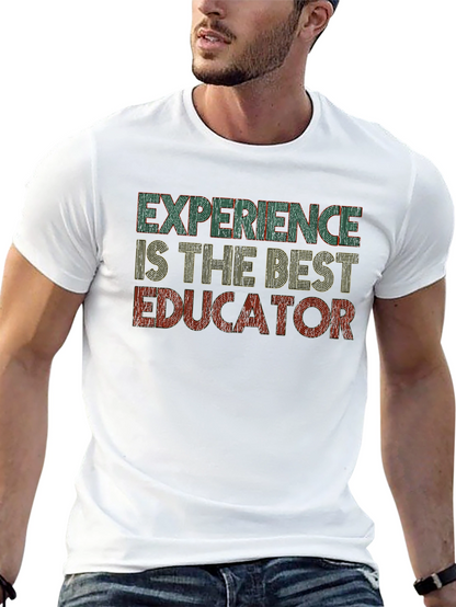 Camiseta Negra: La Experiencia el Mejor Educador