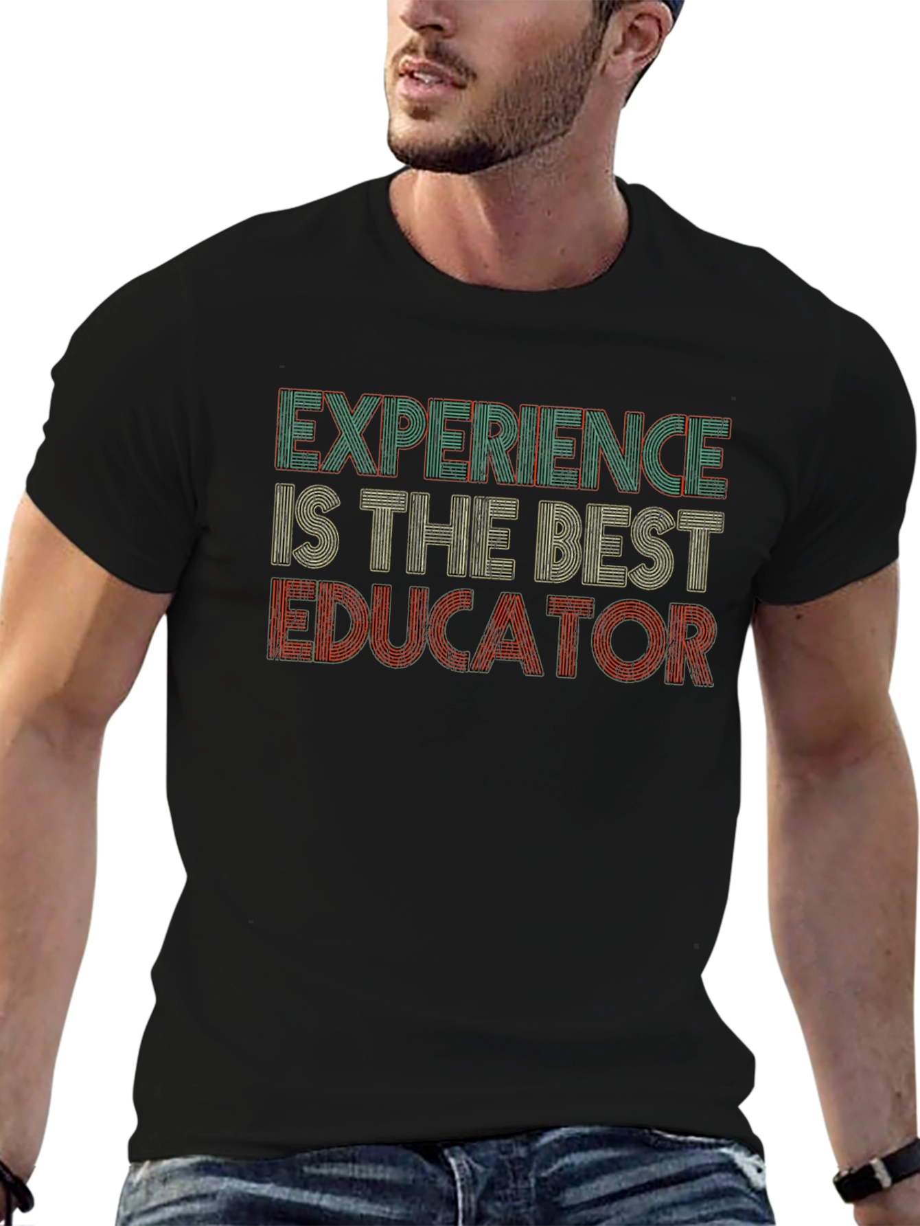 Camiseta Negra: La Experiencia el Mejor Educador