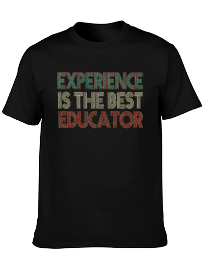 Camiseta Negra: La Experiencia el Mejor Educador