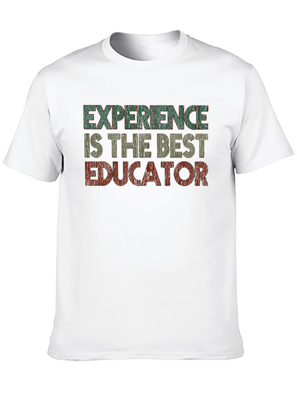 Camiseta Negra: La Experiencia el Mejor Educador