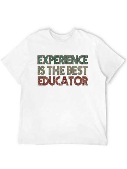 Camiseta Negra: La Experiencia el Mejor Educador