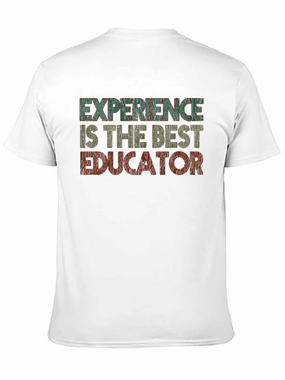 Camiseta Negra: La Experiencia el Mejor Educador
