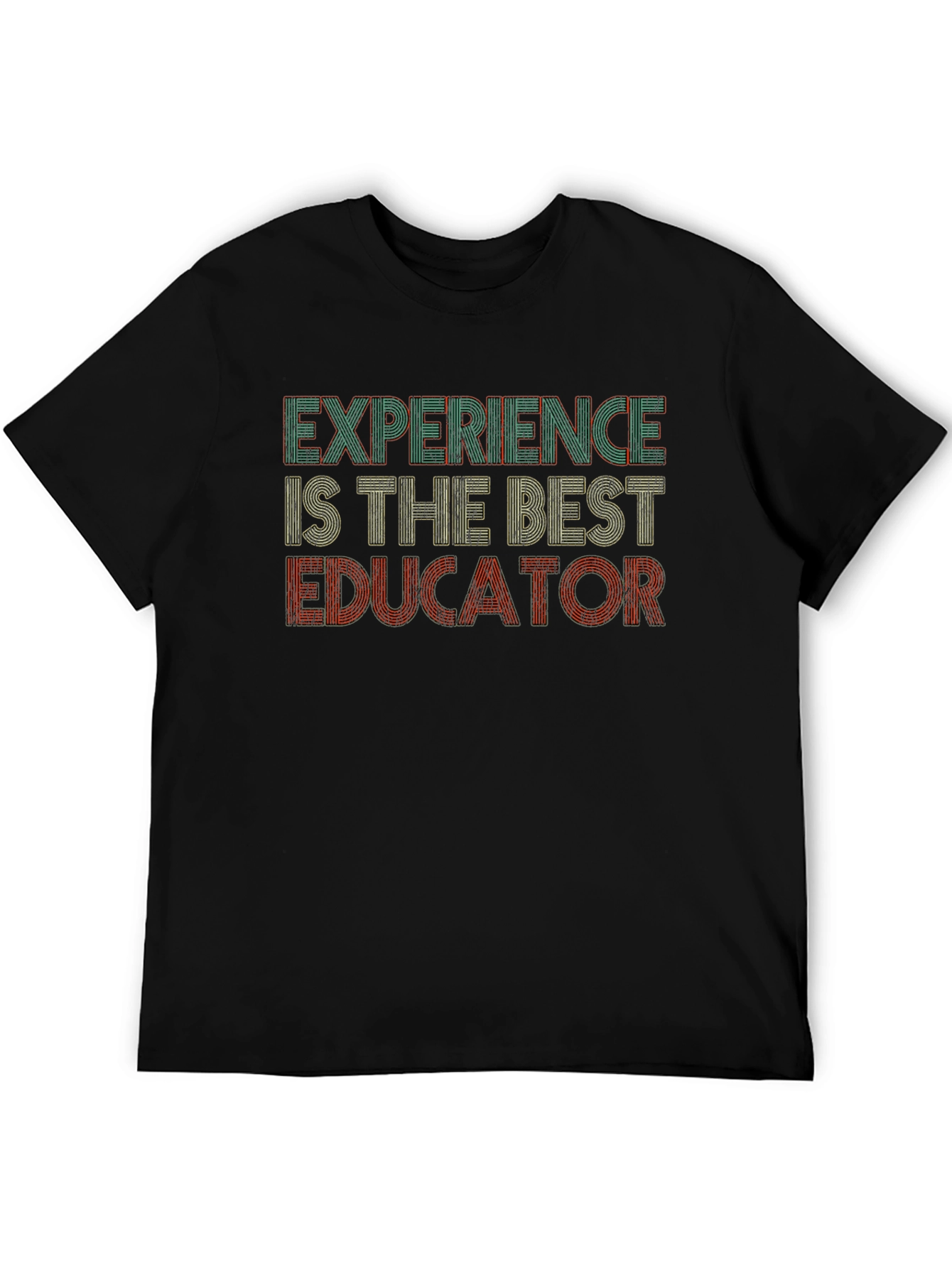 Camiseta Negra: La Experiencia el Mejor Educador