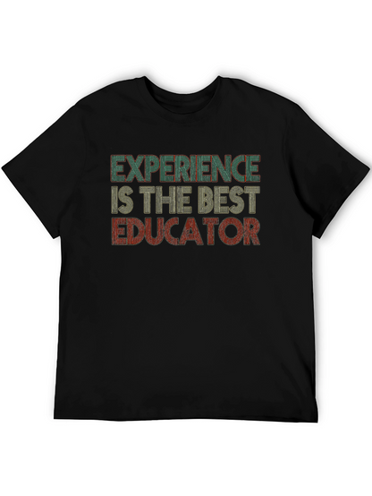 Camiseta Negra: La Experiencia el Mejor Educador