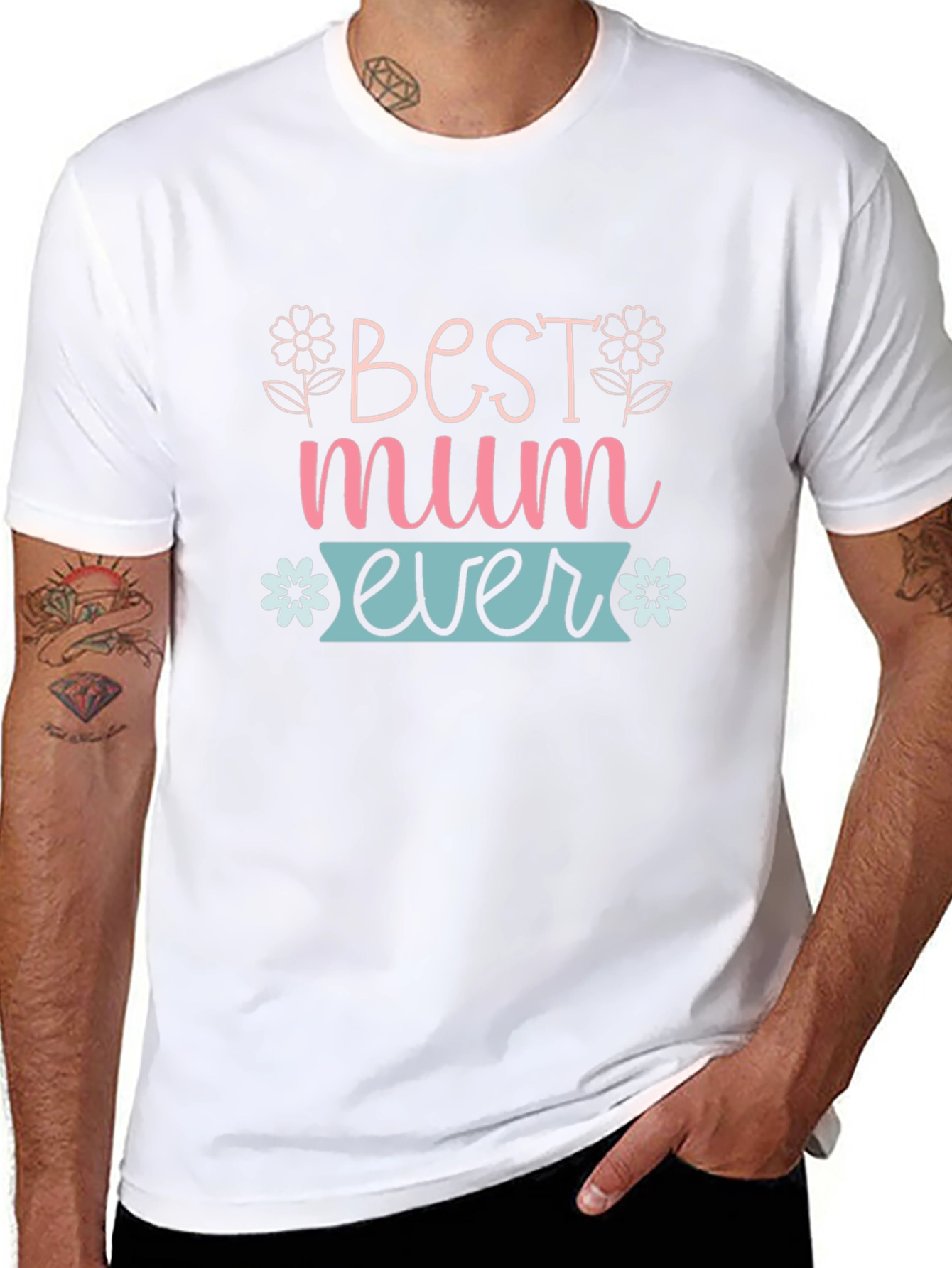 Camiseta Negra Best Mum Ever