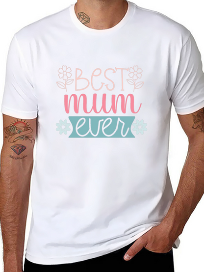 Camiseta Negra Best Mum Ever