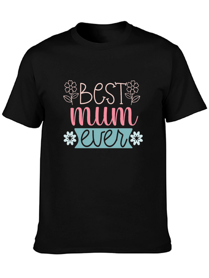 Camiseta Negra Best Mum Ever