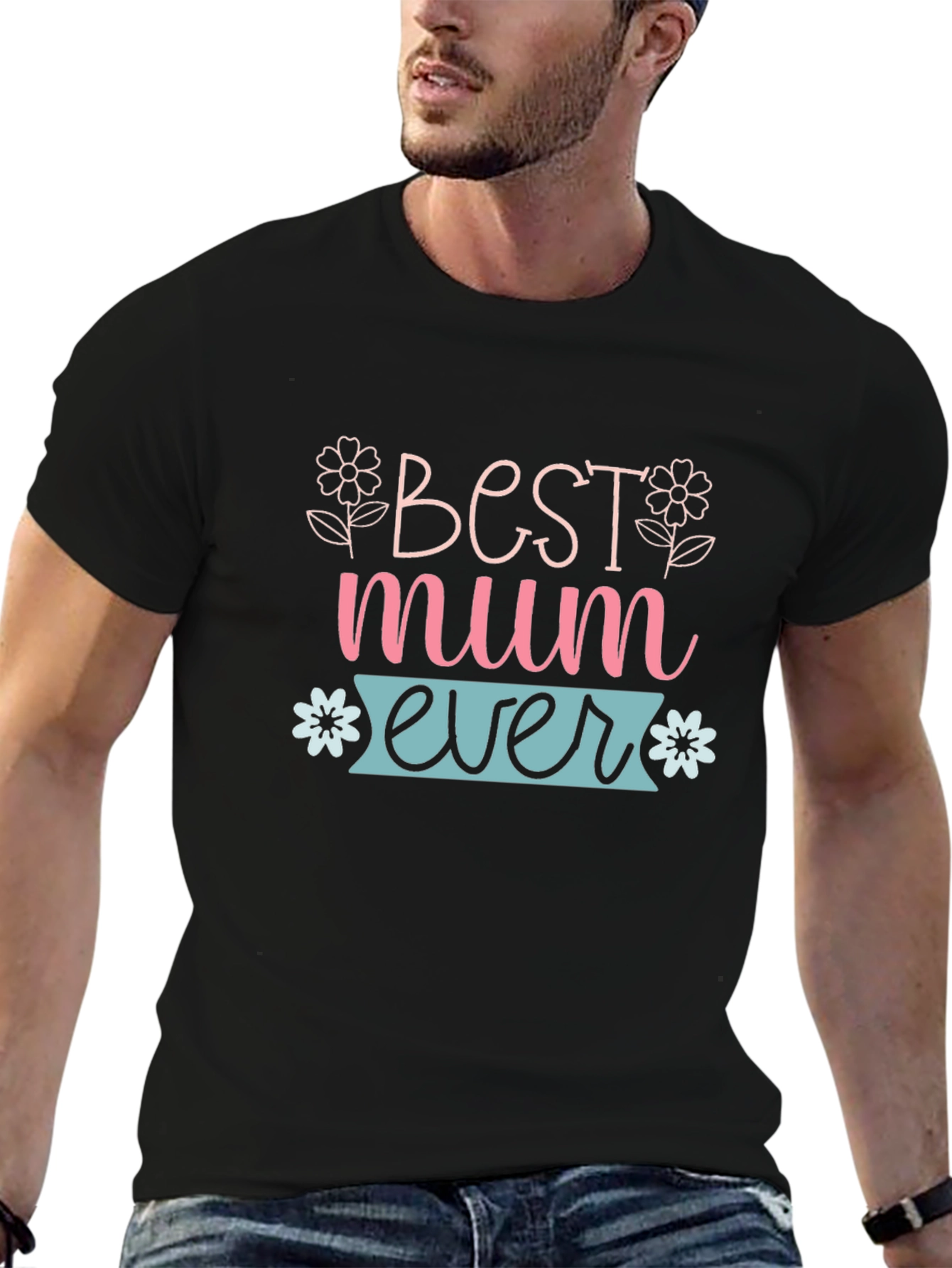 Camiseta Negra Best Mum Ever