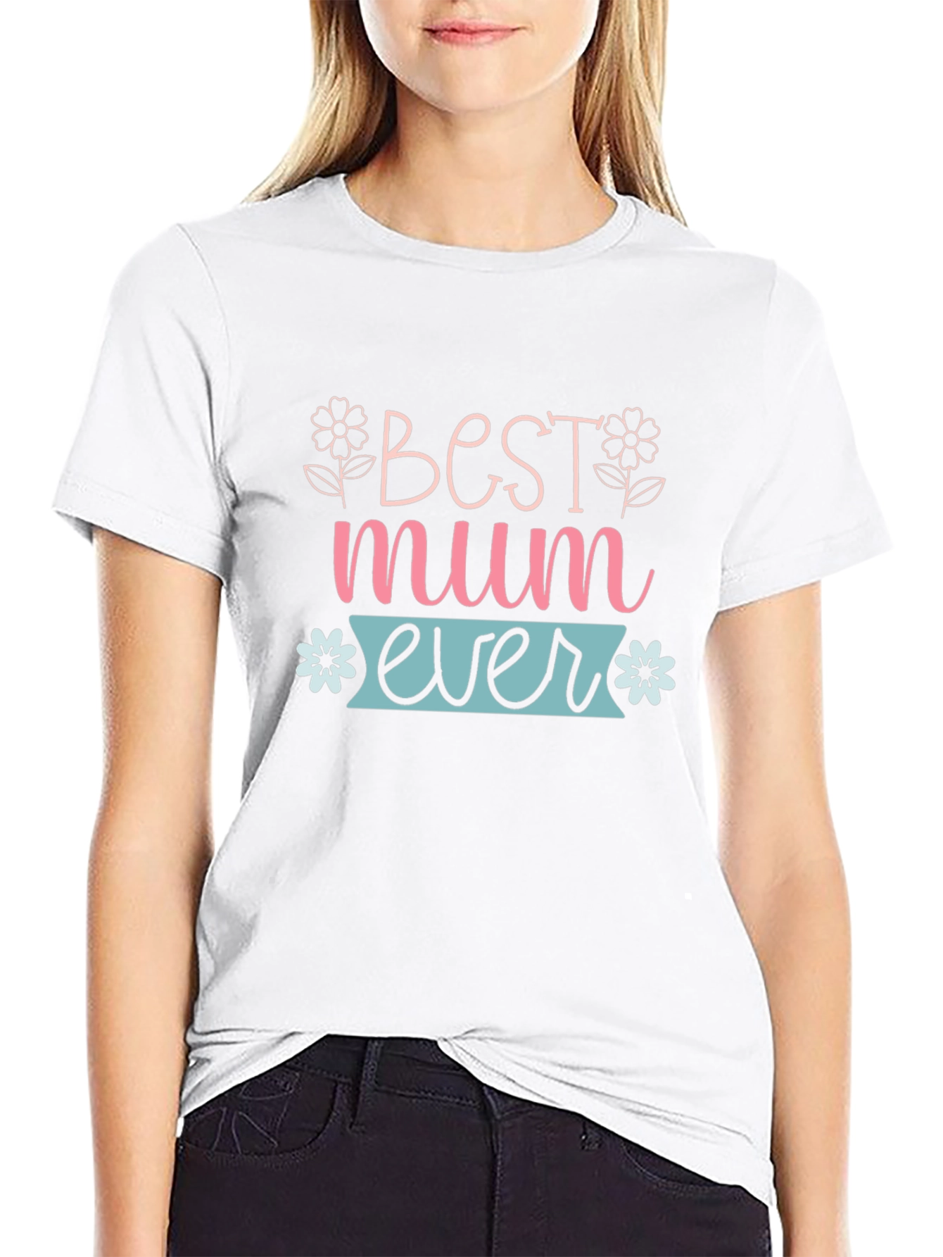 Camiseta Negra Best Mum Ever