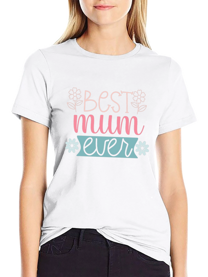 Camiseta Negra Best Mum Ever
