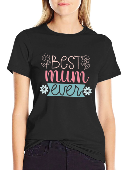 Camiseta Negra Best Mum Ever