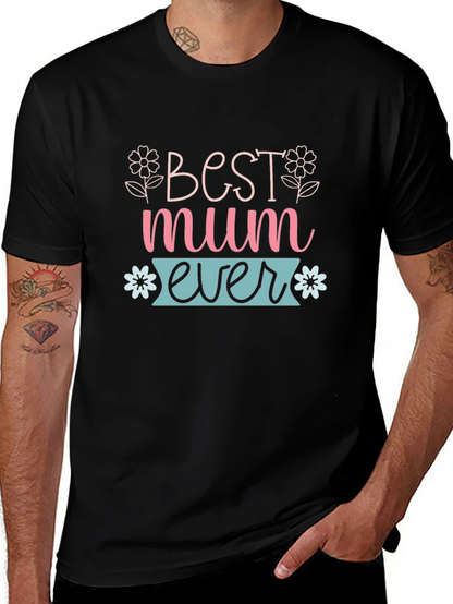 Camiseta Negra Best Mum Ever