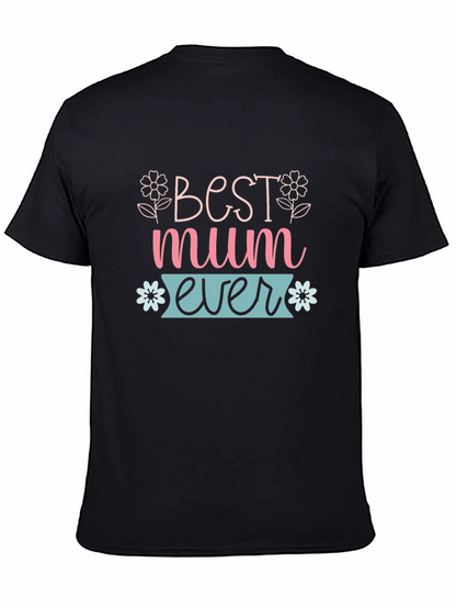 Camiseta Negra Best Mum Ever