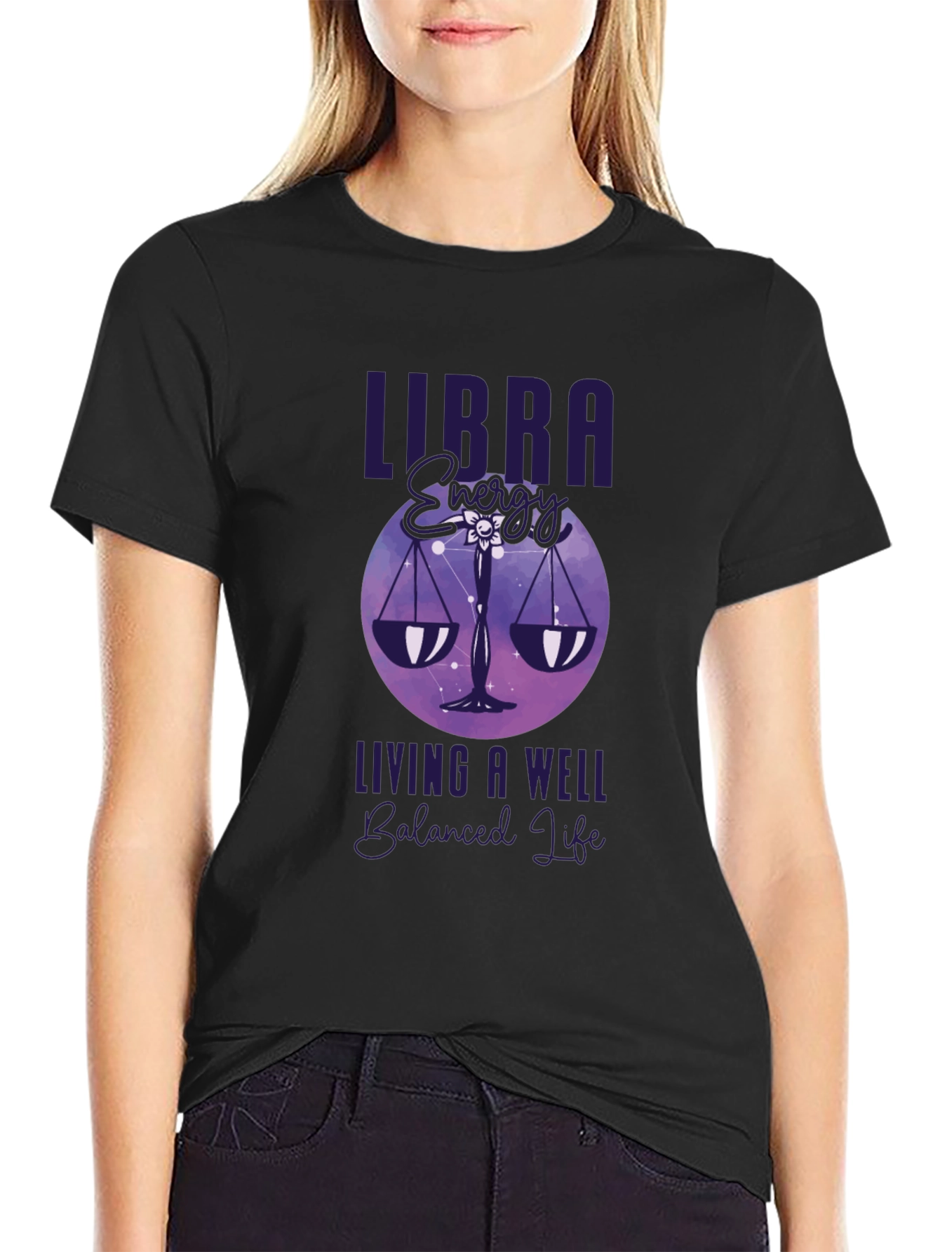 Camiseta Libra Energía - Bienestar y Equilibrio