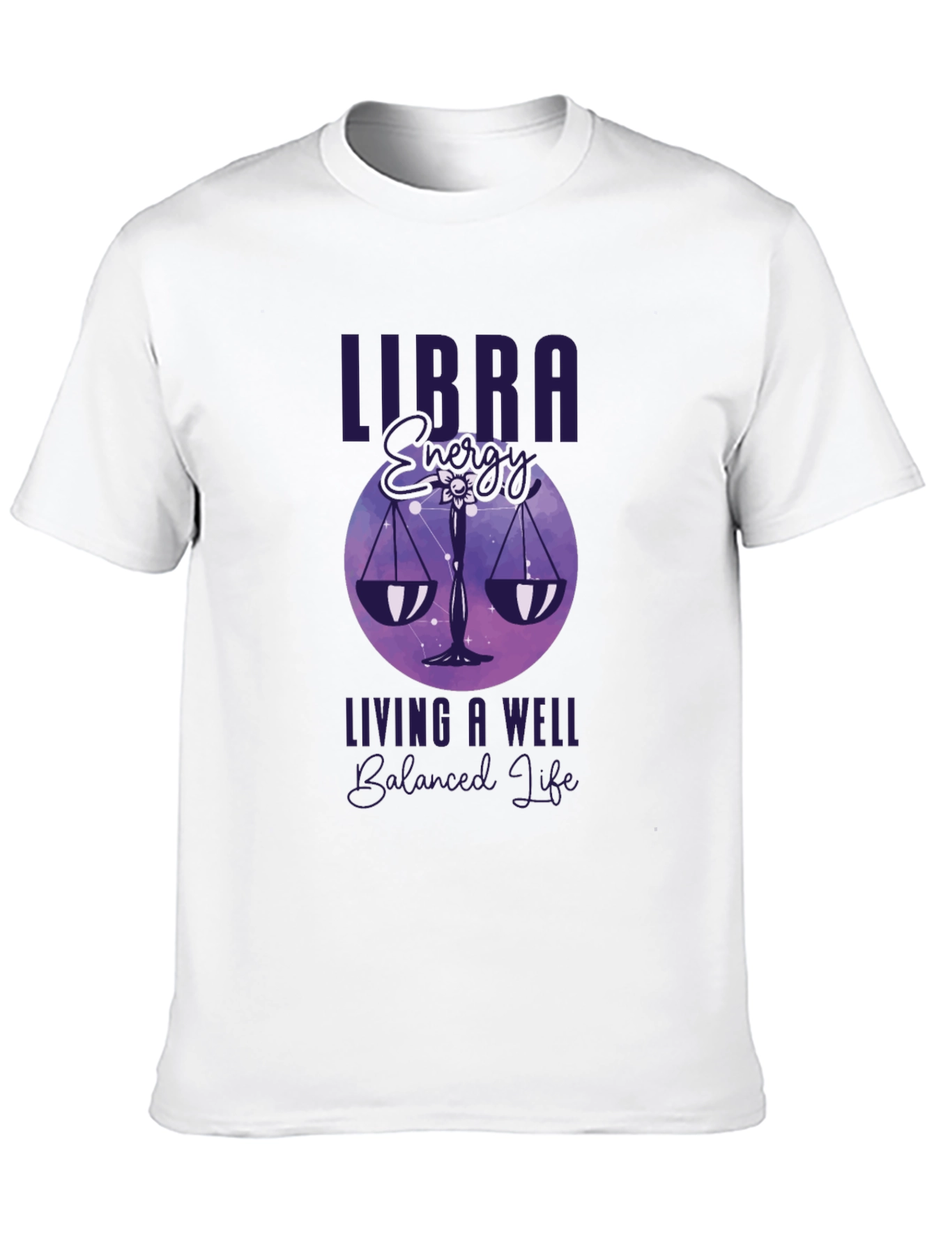 Camiseta Libra Energía - Bienestar y Equilibrio