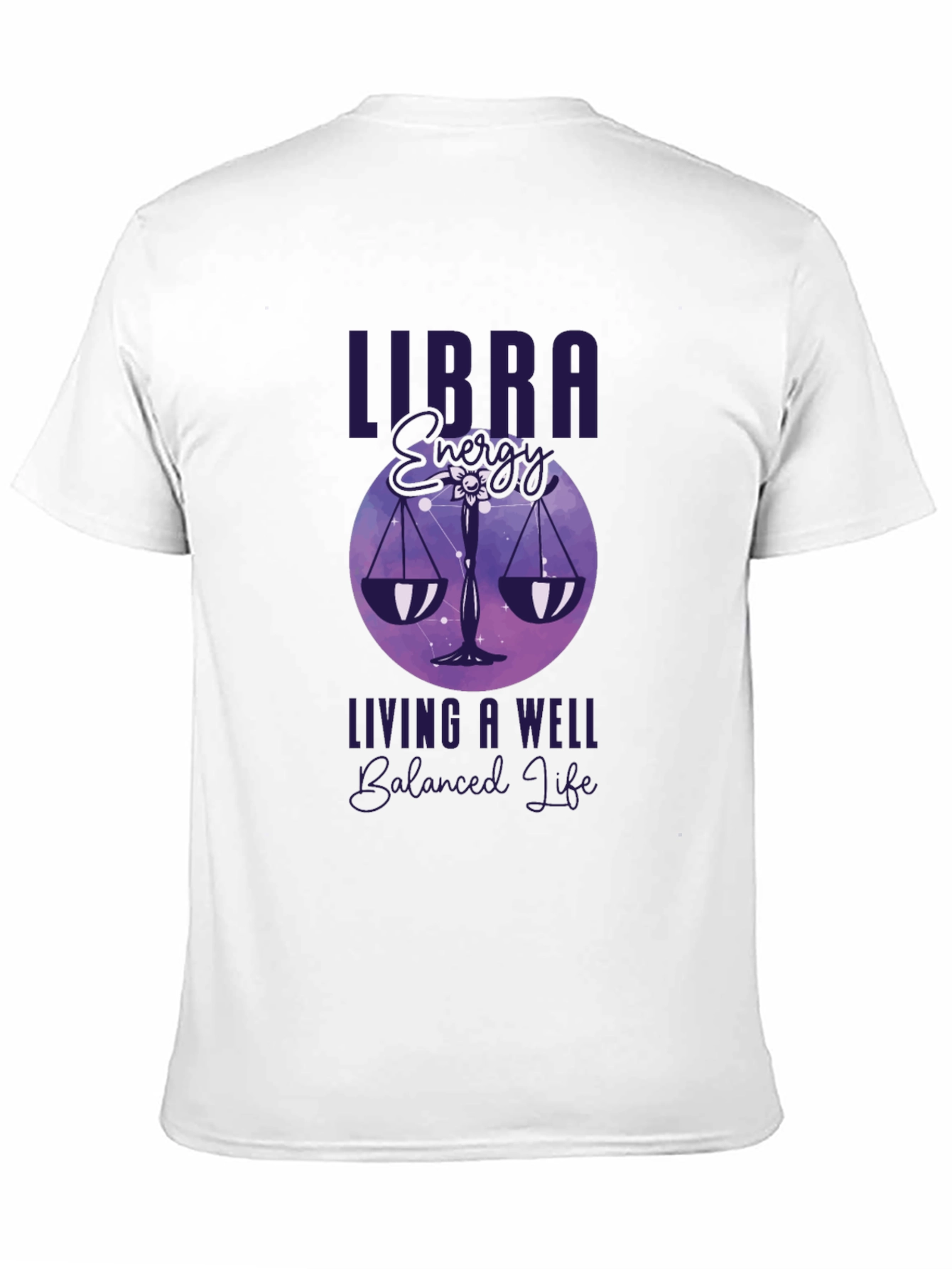 Camiseta Libra Energía - Bienestar y Equilibrio