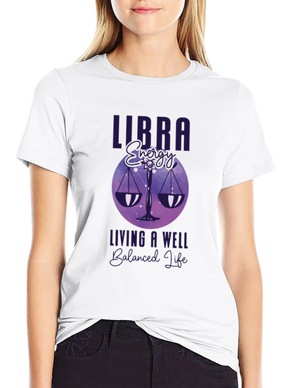 Camiseta Libra Energía - Bienestar y Equilibrio
