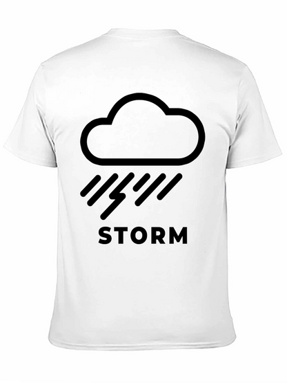 Camiseta Negra Tormenta - Diseño Moderno y Cómoda