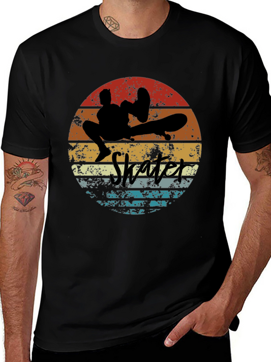 Camiseta Skate Vintage para Hombre