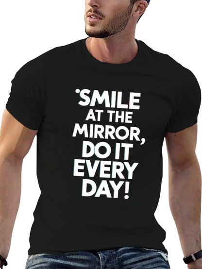 Camiseta Negra con Mensaje Motivacional