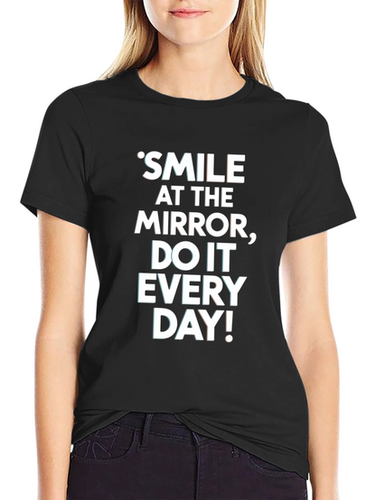 Camiseta Negra con Mensaje Motivacional