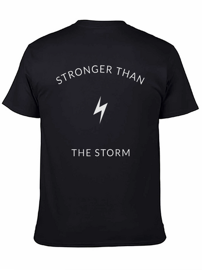 Camiseta Negra: Más Fuerte Que La Tormenta