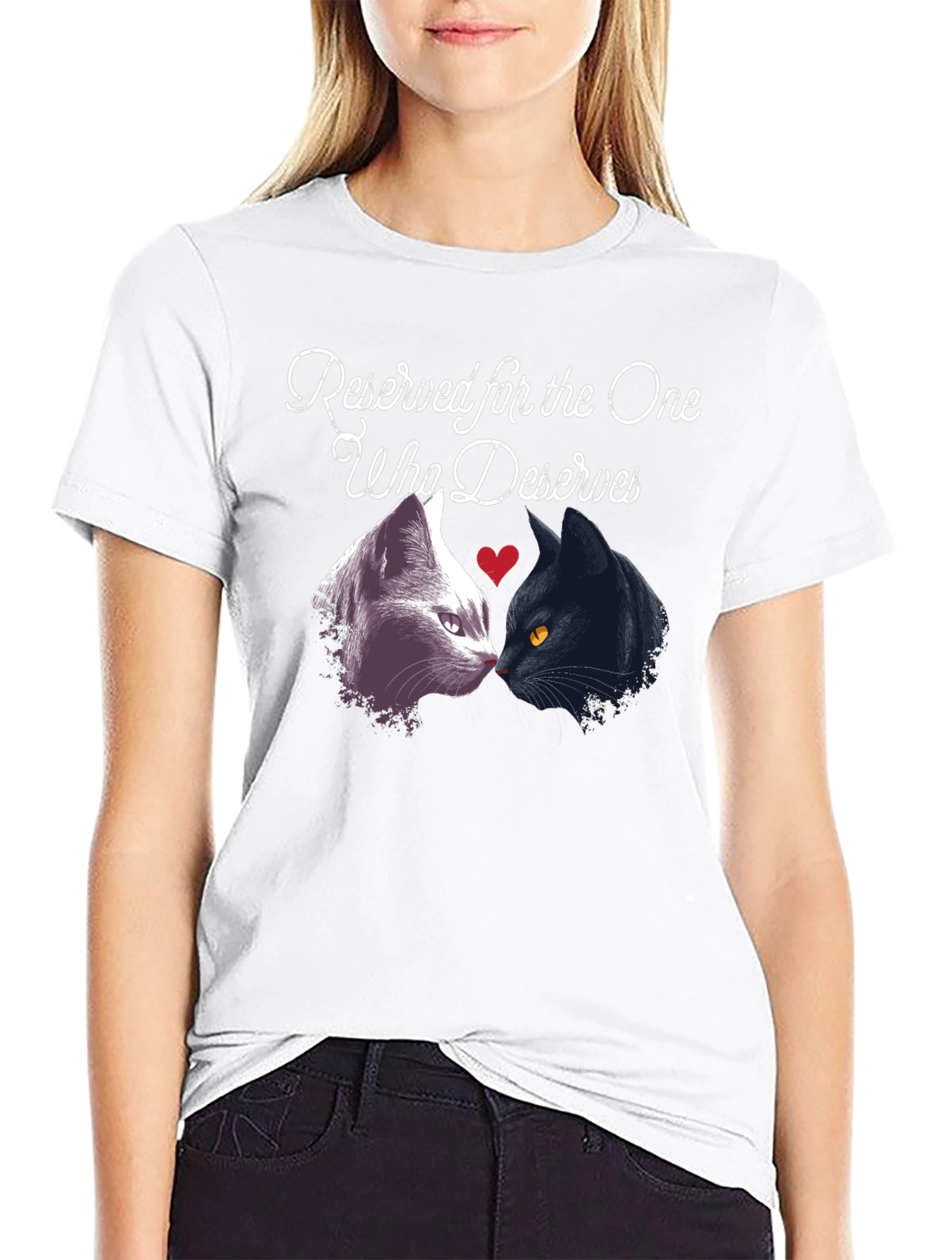 Camiseta Negra Reserved for the One Who Deserves