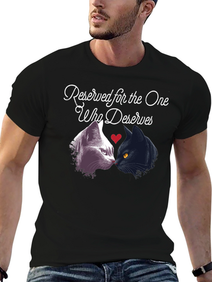 Camiseta Negra Reserved for the One Who Deserves