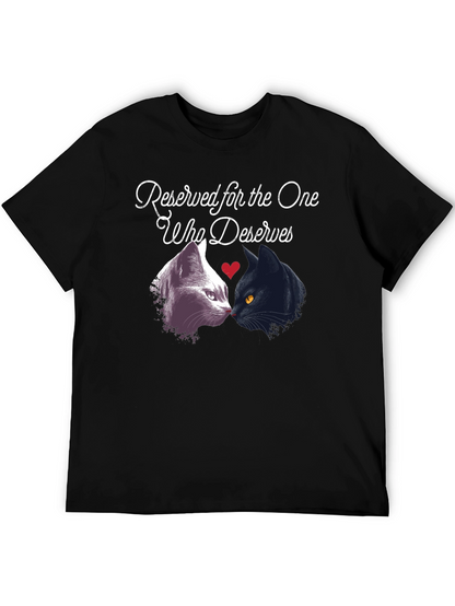 Camiseta Negra Reserved for the One Who Deserves