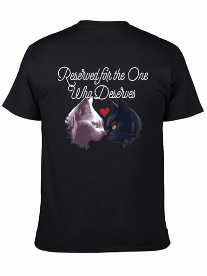 Camiseta Negra Reserved for the One Who Deserves
