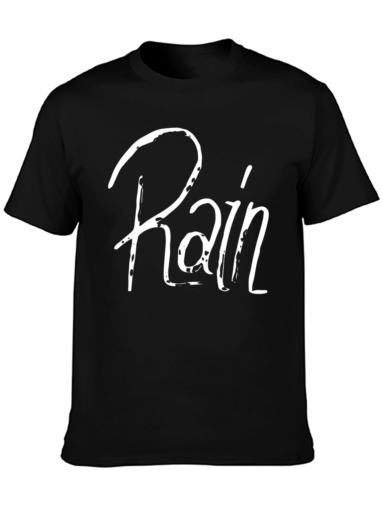 Camiseta Negra Rain para Hombre