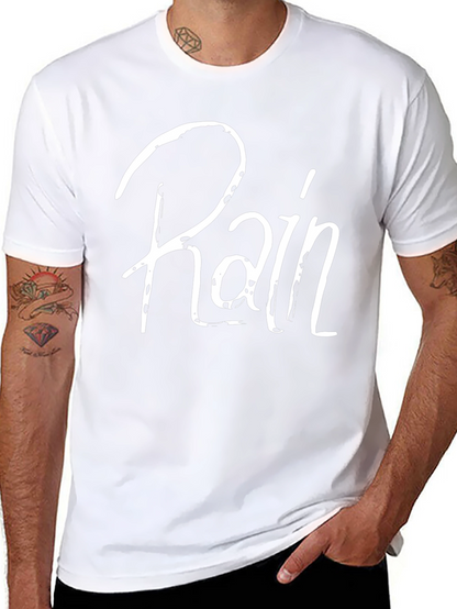 Camiseta Negra Rain para Hombre