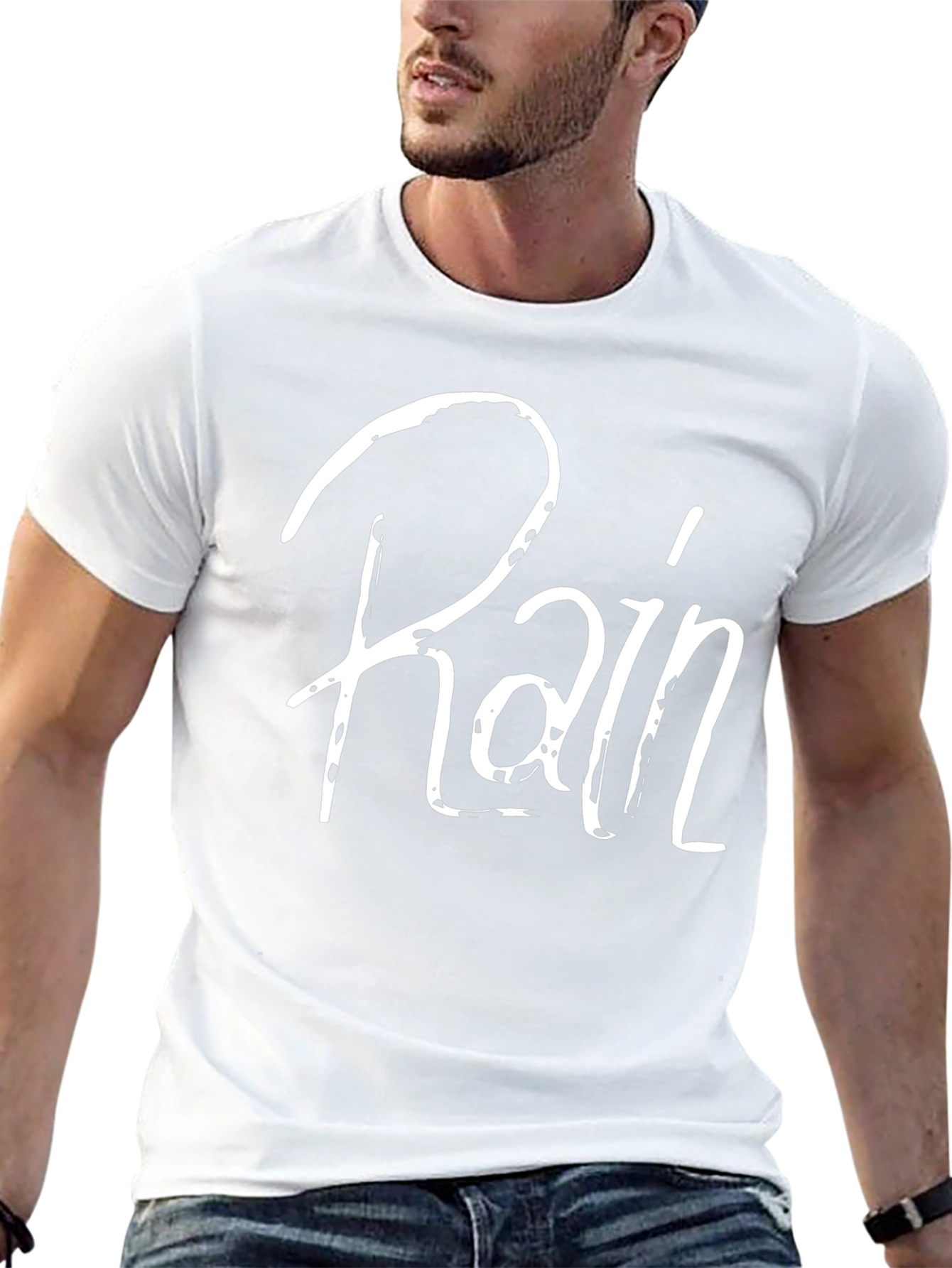 Camiseta Negra Rain para Hombre