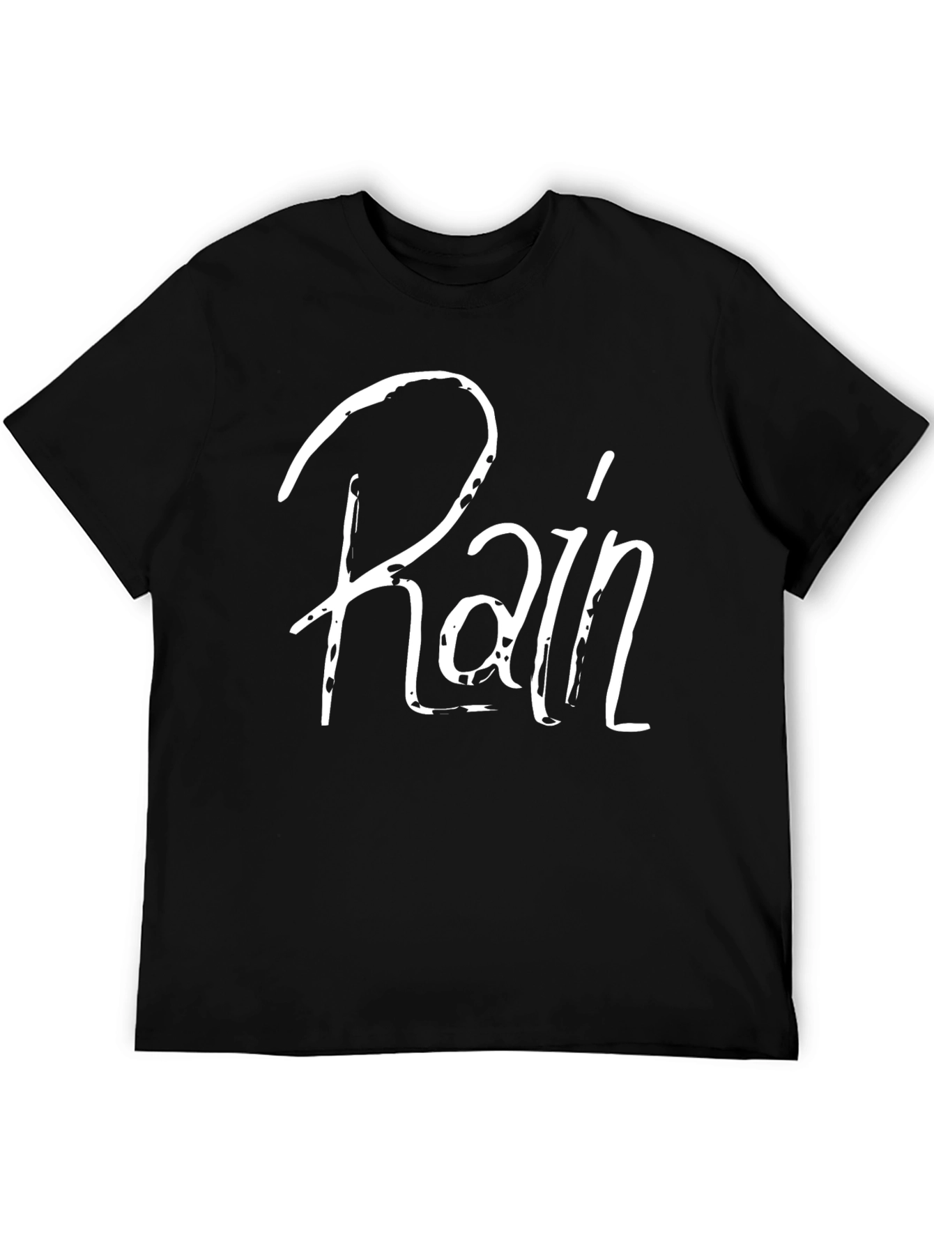 Camiseta Negra Rain para Hombre