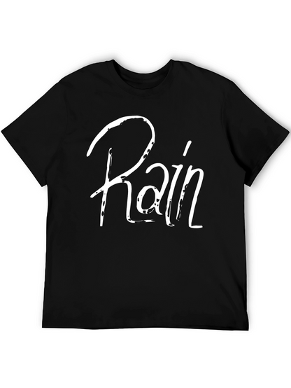 Camiseta Negra Rain para Hombre
