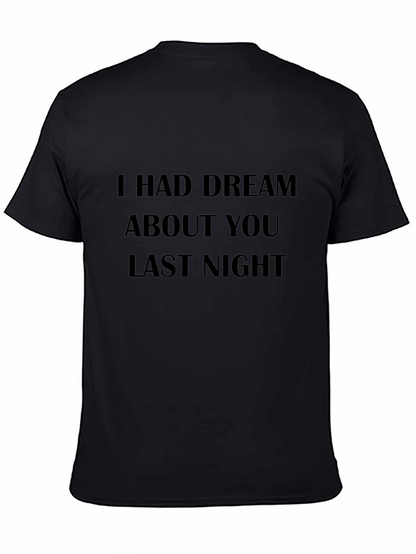 Camiseta Negra: Tuve un Sueño Contigo Anoche