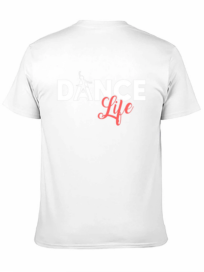 Camiseta Negra Dance Life Algodón Suave