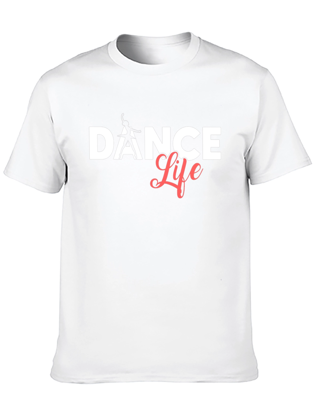 Camiseta Negra Dance Life Algodón Suave