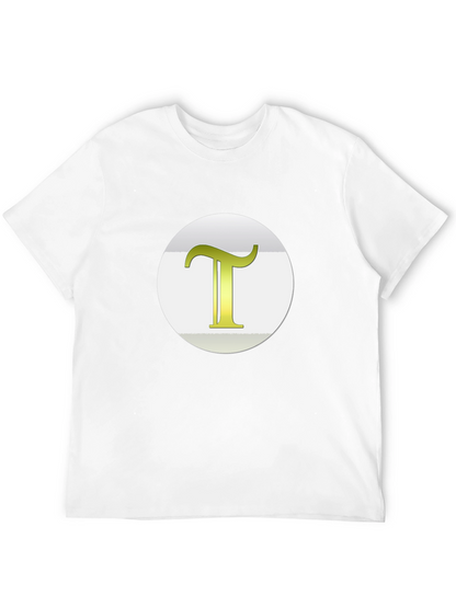 Camiseta Negra con Letra T Dorada